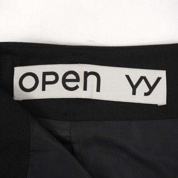 Open Yy Fly Out Maxi Skirt with Slit Detail in Black Size Small (NWT) - Picture 8 of 11